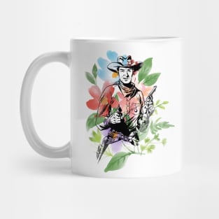 Cowboy and Bouquet Mug